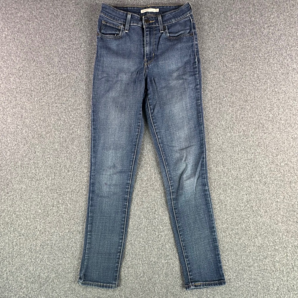 Levi's Jeans Womens 26 721 High Rise Skinny Blue Denim Stretch 18882-0047